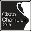 Logo for the Cisco Champions 2019 program