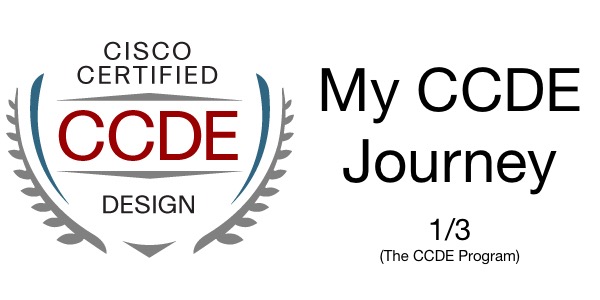 My CCDE Journey - Part 1